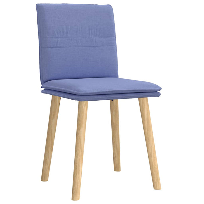 Scaune de sufragerie 2 buc țesătură Jeans Blue - WALTI WALTI