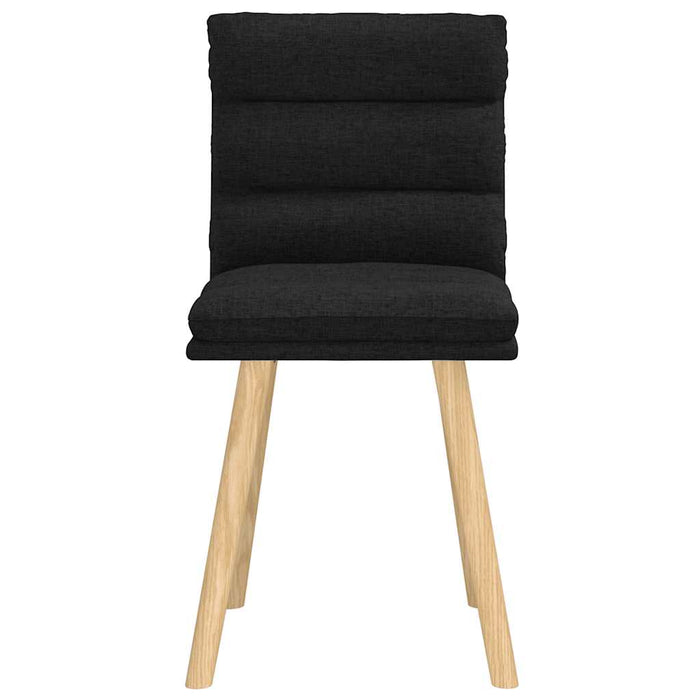 Scaune de bucătărie, 2 buc. negru, textil - WALTI WALTI