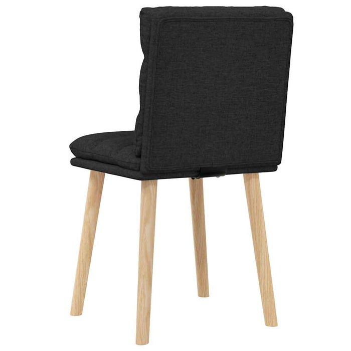 Scaune de bucătărie, 2 buc. negru, textil - WALTI WALTI