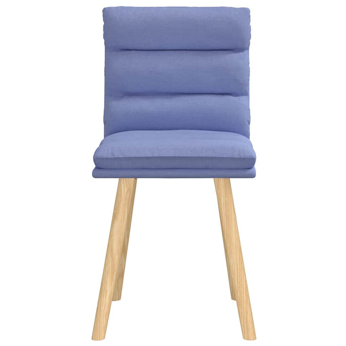 Scaune de sufragerie 2 buc țesătură Jeans Blue - WALTI WALTI