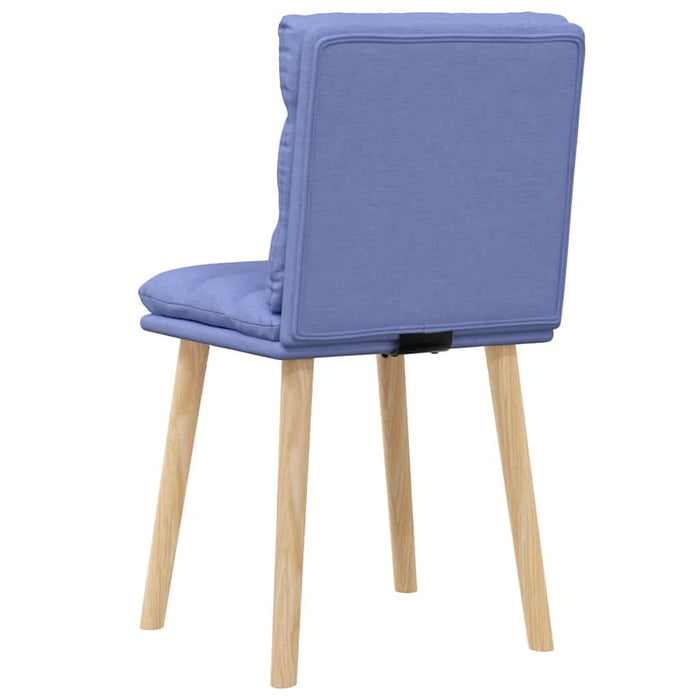 Scaune de sufragerie 2 buc țesătură Jeans Blue - WALTI WALTI