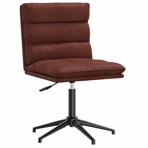 Scaun de sufragerie din piele artificială maro strălucitor - WALTI WALTI