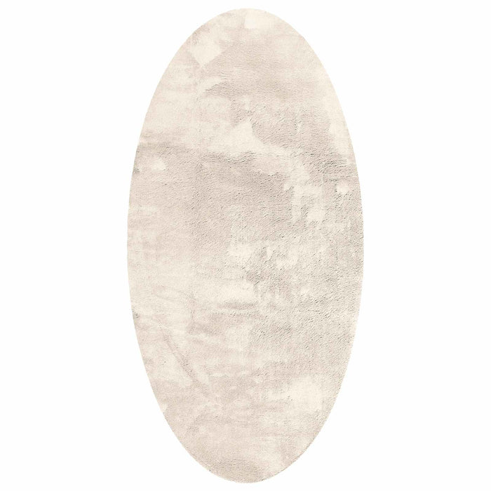 Covoare de zonă Oval HUARTE Bej 100 x 200 cm 100% Polyester - WALTI WALTI