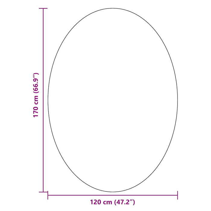 Covoare de zonă Oval HUARTE Bej 170 x 120 cm 100% Polyester - WALTI WALTI