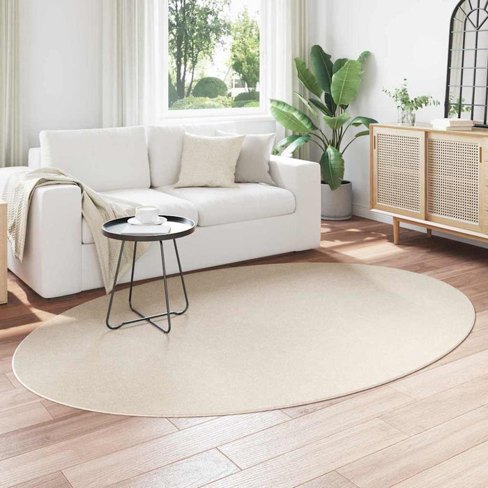 Covoare de zonă Oval HUARTE Bej 230 x 160 cm 100% Polyester - WALTI WALTI