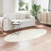 Covoare de zonă Oval HUARTE Crem 100 x 200 cm 100% Polyester - WALTI WALTI