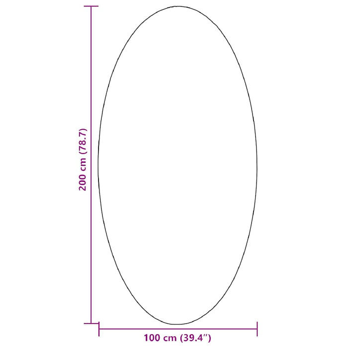 Covoare de zonă Oval HUARTE Crem 100 x 200 cm 100% Polyester - WALTI WALTI