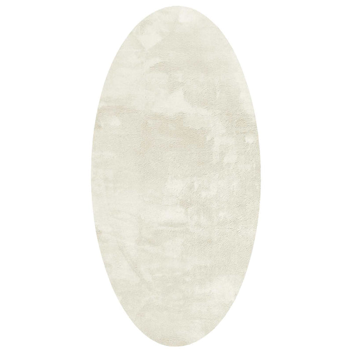 Covoare de zonă Oval HUARTE Crem 100 x 200 cm 100% Polyester - WALTI WALTI