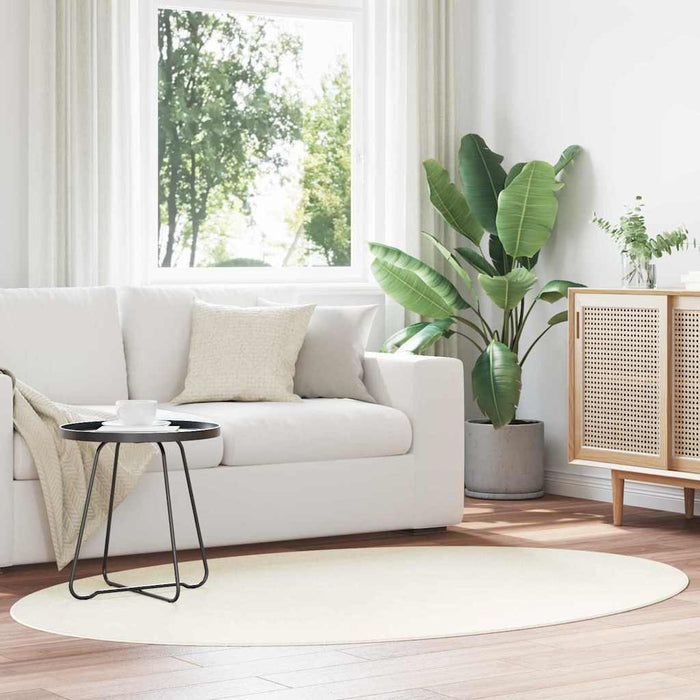 Covoare de zonă Oval HUARTE Crem 200 x 140 cm 100% Polyester - WALTI WALTI