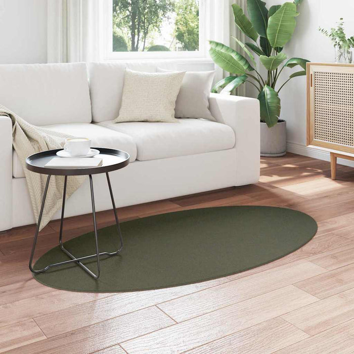 Covor HUARTE Verde Pădure 150 x 80 cm 100% Polyester - WALTI WALTI