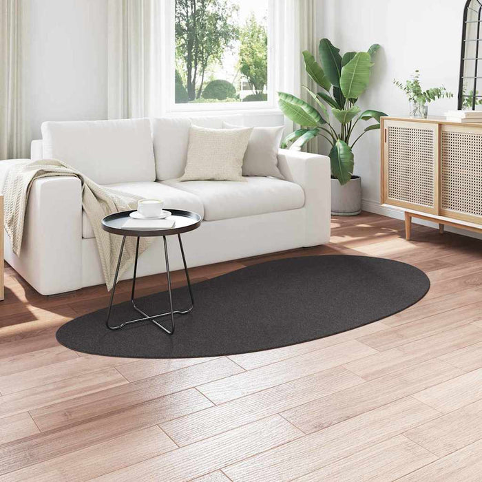 Covor Antracit 100 x 200 cm Poliester - WALTI WALTI