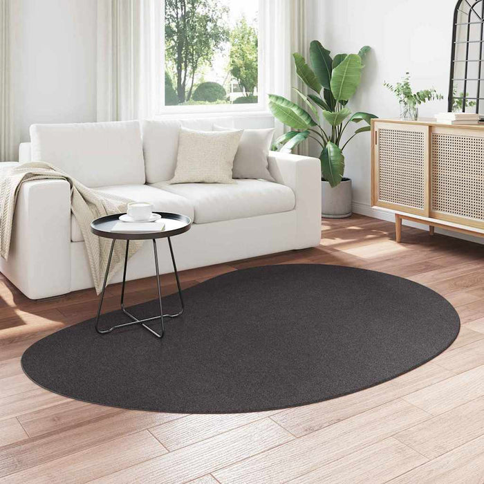 Covor Antracit 140 x 200 cm Poliester - WALTI WALTI