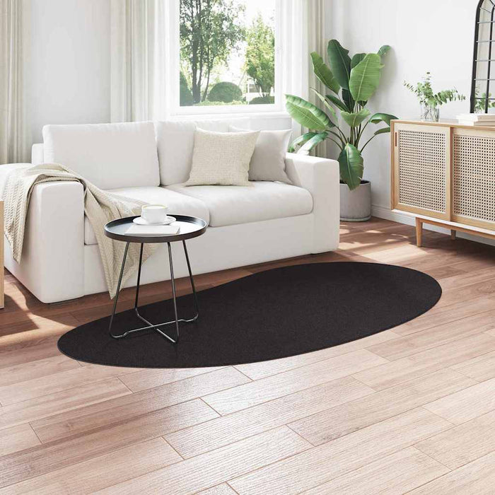 Covor Negru 100 x 200 cm Poliester - WALTI WALTI