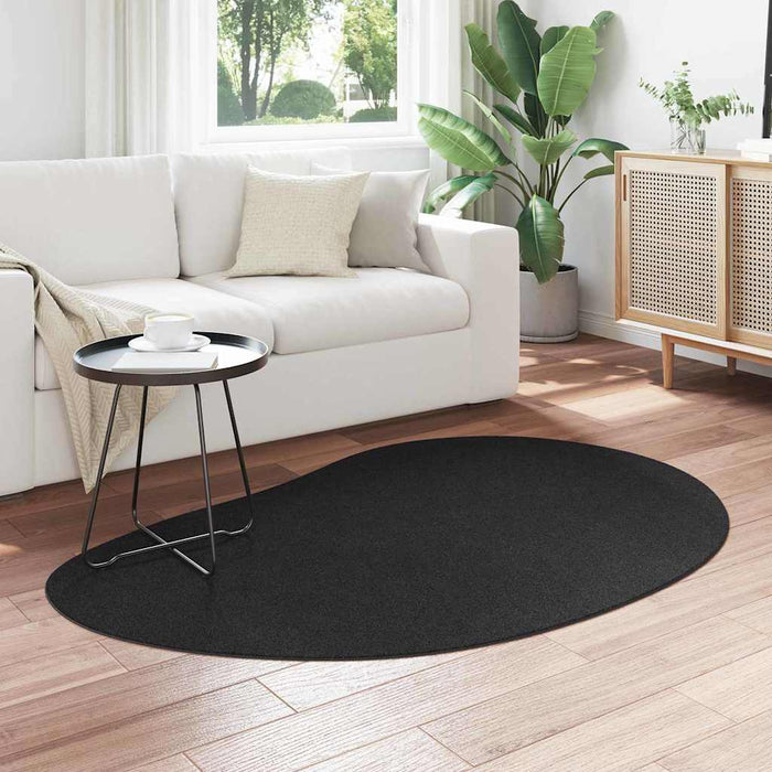 Covor Negru 120 x 170 cm Poliester - WALTI WALTI