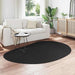 Covor Negru 140 x 200 cm Poliester - WALTI WALTI
