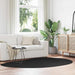 Covor HUARTE Negru 160 x 230 cm Poliester - WALTI WALTI