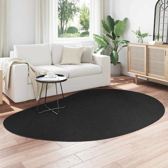 Covor HUARTE Negru 160 x 230 cm Poliester - WALTI WALTI