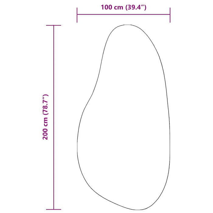 Covor HUARTE Antracit 100 x 200 cm Poliester WALTI