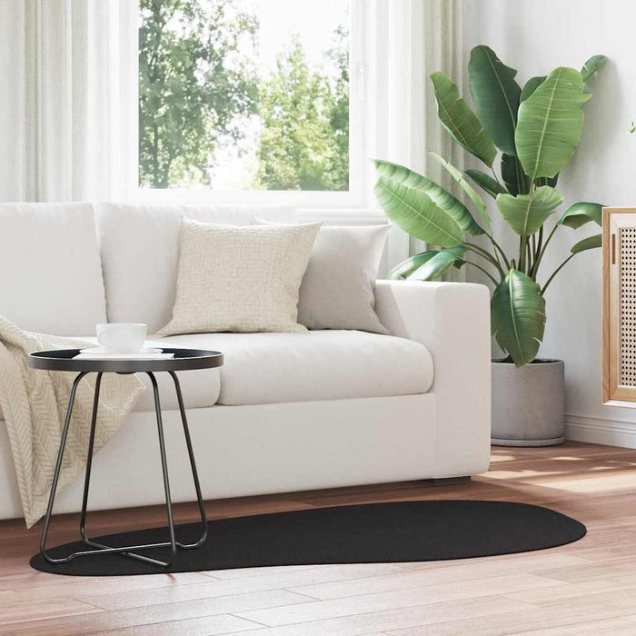 Covoare de zonă HUARTE Negru 80 x 150 cm Poliester - WALTI WALTI