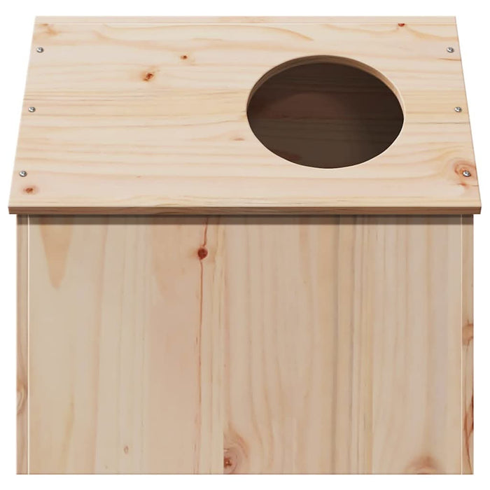 Casă pentru pisici 41x50x50 cm din lemn masiv de pin - WALTI WALTI