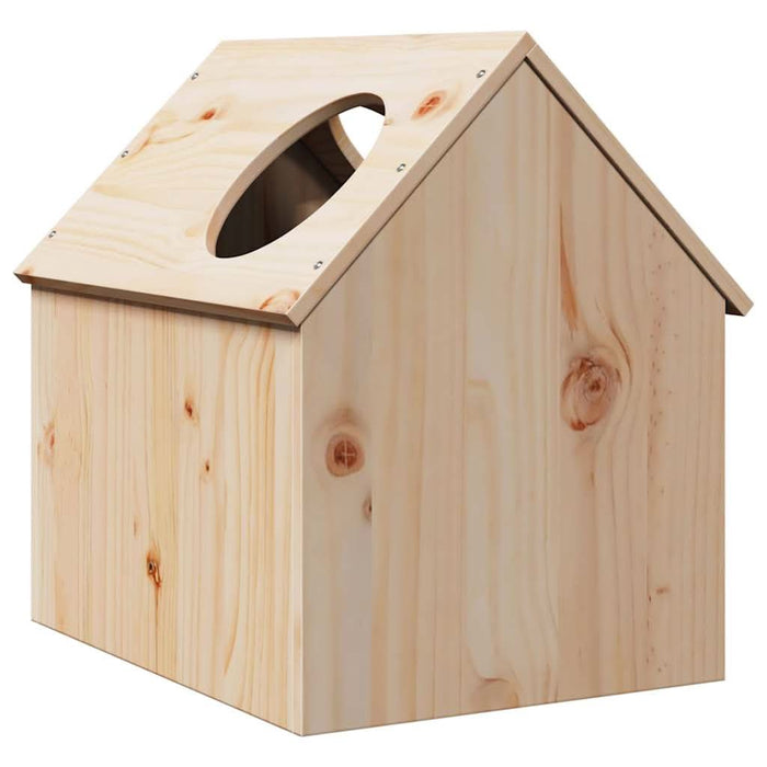 Casă pentru pisici 41x50x50 cm din lemn masiv de pin - WALTI WALTI