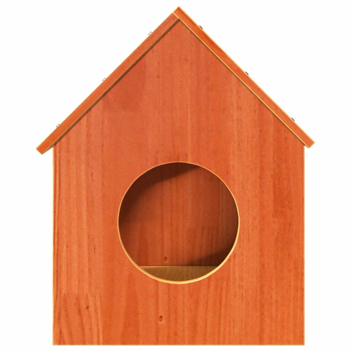 Ceară pentru Casă pisici maro 41x50x50 cm Lemn masiv de pin - WALTI WALTI