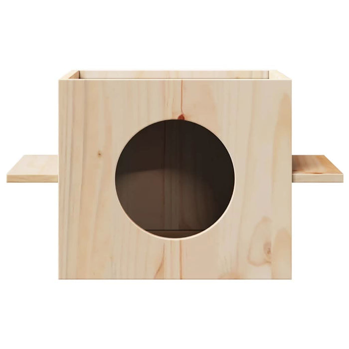 Casă pentru pisici 51x35x30 cm din lemn masiv de pin WALTI