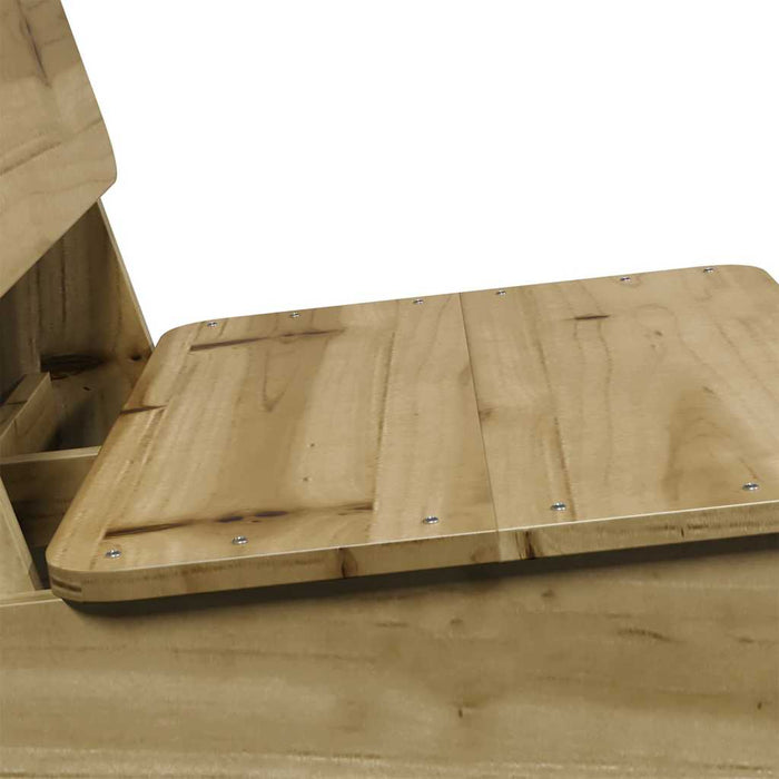 Scaune de grădină 2 buc 60x64x70,5 cm Lemn impregnat de pin - WALTI WALTI