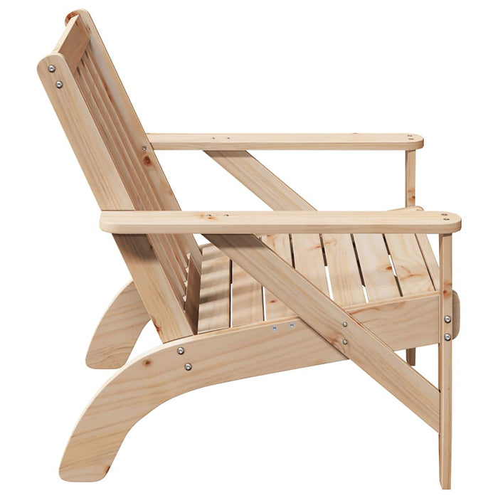 Scaun Adirondack de grădină 75x77x77 cm, lemn masiv de pin - WALTI WALTI