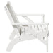 Scaun Adirondack de grădină alb 75x77x77 cm lemn masiv de pin - WALTI WALTI