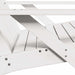 Scaun Adirondack de grădină alb 75x77x77 cm lemn masiv de pin - WALTI WALTI