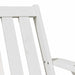 Scaun Adirondack de grădină alb 75x77x77 cm lemn masiv de pin - WALTI WALTI