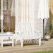 Scaun Adirondack de grădină alb 75x77x77 cm lemn masiv de pin - WALTI WALTI