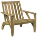 Scaun Adirondack de grădină 75x77x77 cm Lemn impregnat de pin - WALTI WALTI