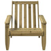 Scaun Adirondack de grădină 75x77x77 cm Lemn impregnat de pin - WALTI WALTI