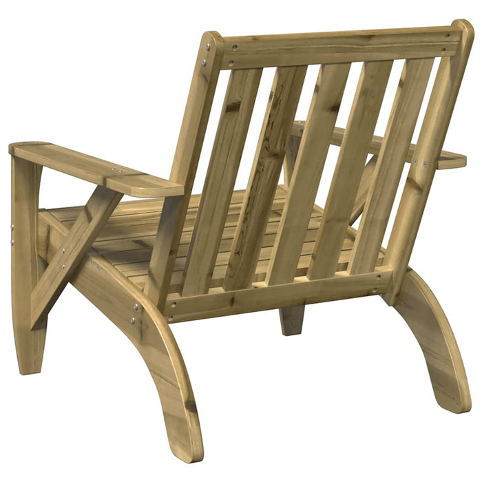 Scaun Adirondack de grădină 75x77x77 cm Lemn impregnat de pin - WALTI WALTI