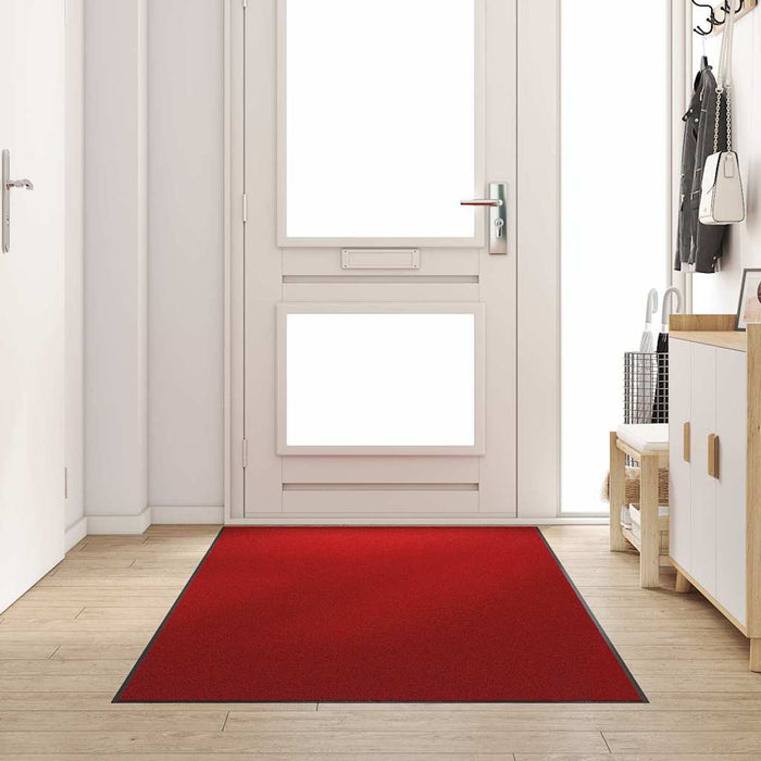 Covoraș de intrare Roșu și Negru 120 x 250 cm Poliamidă și PVC - WALTI WALTI