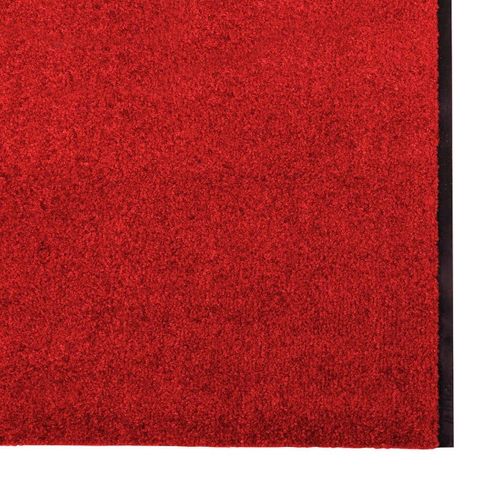 Covoraș de intrare Roșu și Negru 120 x 400 cm Poliamidă și PVC WALTI