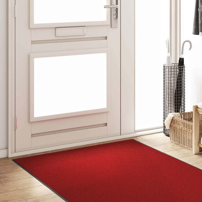 Covoraș de intrare Roșu și Negru 120 x 400 cm Poliamidă și PVC WALTI