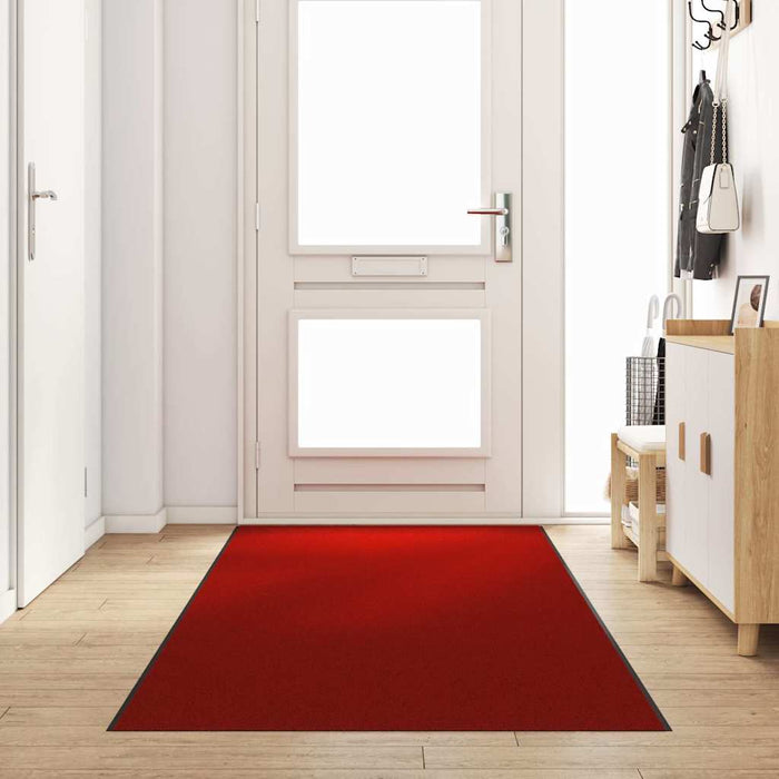 Covoraș de intrare Roșu și Negru 120 x 400 cm Poliamidă și PVC WALTI