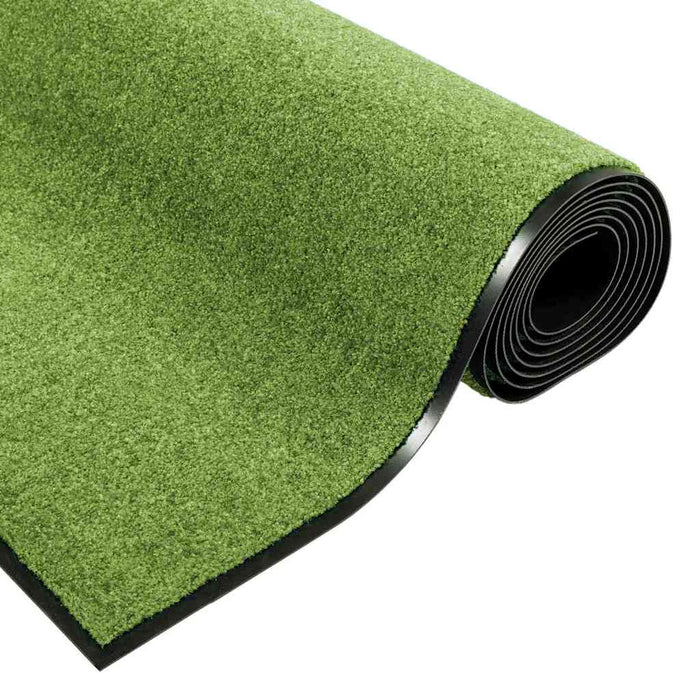 Covoraș de intrare Verde și Negru 120 x 250 cm Poliamidă și PVC - WALTI WALTI