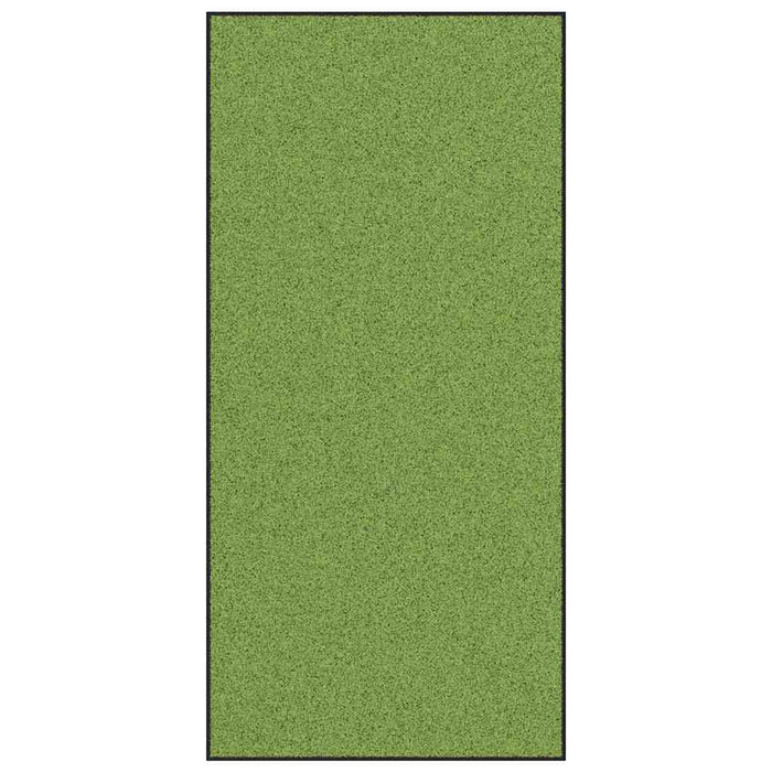 Covoraș de intrare Verde și Negru 120 x 250 cm Poliamidă și PVC - WALTI WALTI