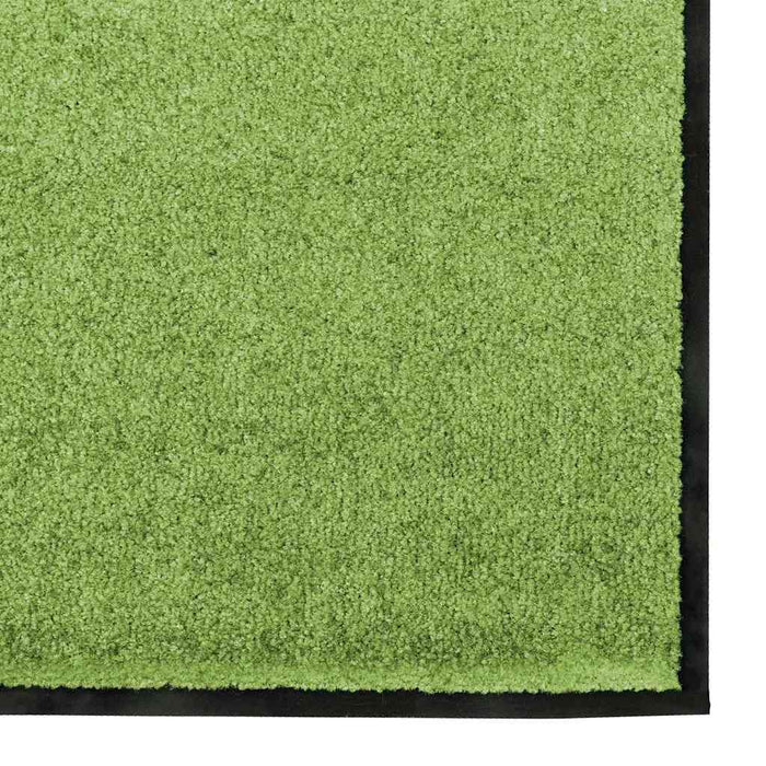 Covoraș de intrare Verde și Negru 120 x 300 cm Poliamidă și PVC - WALTI WALTI