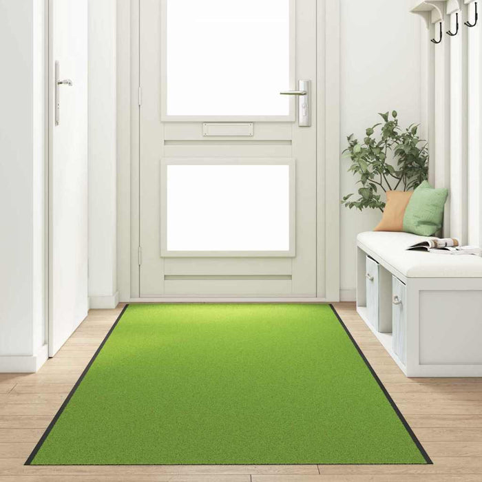 Covoraș de intrare Verde și Negru 120 x 350 cm Poliamidă și PVC - WALTI WALTI