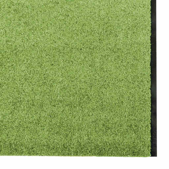 Covoraș de intrare Verde și Negru 120 x 400 cm Poliamidă și PVC - WALTI WALTI