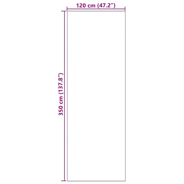 Covoraș de intrare Altele Albastru și Negru 120 x 350 cm - WALTI WALTI