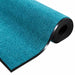 Covoraș de intrare Cyan și Negru 120 x 300 cm Poliamidă și PVC - WALTI WALTI