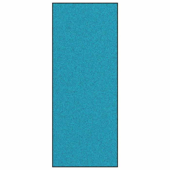 Covoraș de intrare Cyan și Negru 120 x 300 cm Poliamidă și PVC - WALTI WALTI