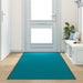 Covoraș de intrare Cyan și Negru 120 x 350 cm Poliamidă și PVC - WALTI WALTI