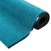 Covoraș de intrare Cyan și Negru 120 x 400 cm Poliamidă și PVC - WALTI WALTI